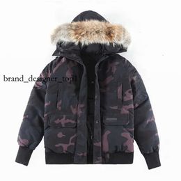 Vestes pour hommes Designer Canaad Goose veste en hiver Coats chauds Vestes Puffer Puffer Vestes de broderie à vent