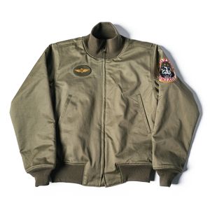 Herenjacks Bronson Taxi Driver Tanker Jacket Khaki US Army Wintertank Combat Military Uniform 221129