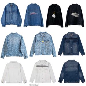 vestes pour hommes style paris classique denim broderie veste mince manteau impression lettre décontracté styliste femmes pardessus Outwear4QI1