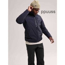 Vestes pour hommes Manteaux Designer Arcterys Sweat à capuche Jakets Mens Charge Coat Ralle Série Extérieur Résistant aux intempéries Durable Chaud À Capuchon Coton Noir WN-76A7