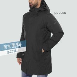 Vestes pour hommes Manteaux Designer Arcterys Sweat à capuche Jakets Down Jacket Thorsen Hommes Coupe-vent imperméable en duvet d'oie Parka de longueur moyenne WN5OB WN-M4VT