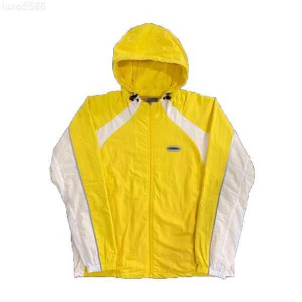 Vestes pour hommes Crtz Zipper Sweat à capuche Coupe-vent Costume de sport Mode Panneau de contraste Sweat à capuche Coat1h6w