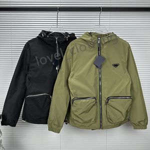 Vestes pour hommes Designer Mode Nouveau style Automne Manteau à manches longues Triangle Badge Veste Outdoor Luxurys Femmes Amoureux unisexe Tops Vêtements Taille L-4XL