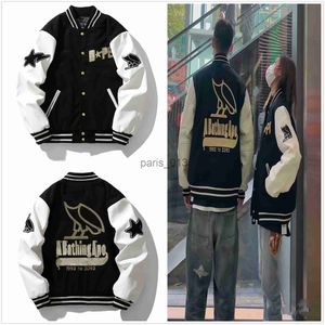 Chaquetas para hombre chaqueta de diseñador Chaqueta de béisbol para hombre Hombres tiburones Estrellas Manchas diseñadores abrigo Varsity co branding Estilista Ropa de algodón Estilo militar Camuflaje Stand Co