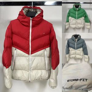 Herenjassen designer dames winter puffer dikke capuchon katoenen gewatteerde jas jassen gewatteerde windjack capuchon ritssluiting casual groen rood warme trenchcoat sportjas maat