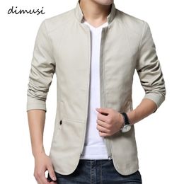 Vestes pour hommes Dimusi Fashion Cotton Slim Windbreaker Coats Man Anorak Streetwear Hip Hop Bomber 5XL YA817 220908