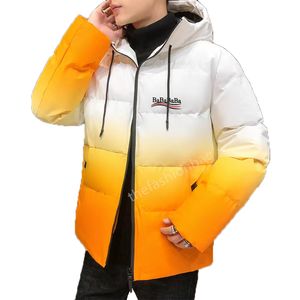 Hommes Vestes Mode Parkas Down CoatJacket Casual Coupe-Vent Warm Top Zipper Épais Outwear Manteau M-5XL