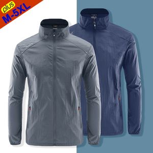 Hommes Vestes Bateau Libre Hommes Coupe-Vent Manteaux Homme Crème Solaire Vêtements D'été Camping Veste Ultra-Mince Cyclisme Moto Pêche Top 230327