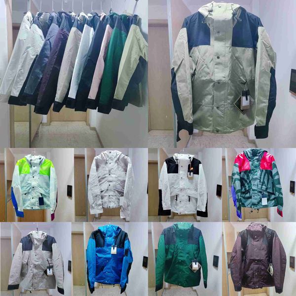 Vestes pour hommes High Version 1990 Designer Tophe North Couple Hommes Femmes Femmes Automne Mabille à capuche Veste sportive Ventroprofer imperméable Tobe Casual Zipper Coat Outdoor CL