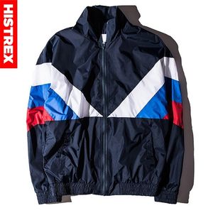 Vestes pour hommes HISTREX veste russe hommes de haute qualité drapeau de la russie célèbre concepteur coupe-vent en nylon Reggae femmes Patchwork manteaux 230912