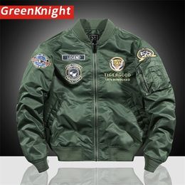 Vestes pour hommes veste manteau de haute qualité Xiha rue moto course MA1 Air Force Flight costume de baseball grand coupe-vent extérieur décontracté 220930