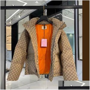 Heren Jassen Khaki Puffer Jacket Dames Black Down Luxe Casual Outdoor Dames Winter Geikte thermisch bruin designerjas Joi Otpgu