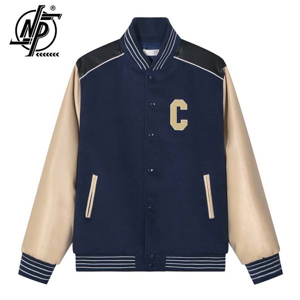 Mens Jackets Hommes mode haut de gamme marque veste conception originale Patchwork CE broderie femmes manteau de haute qualité unisexe célèbre uniforme de Baseball 230825