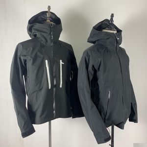 Vestes pour hommes veste pour hommes arc trois couches à glissière extérieure imperméable chaude pour les femmes sportives sv / lt gore-texpro mâle décontracté léger drop otvcy