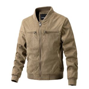 Heren Jassen Heren Suede Dikke Katoenen Jas Herfst Winter Casual Lange Mouw Zak Effen Kleur ZipUp Top Jas Herenkleding 231115