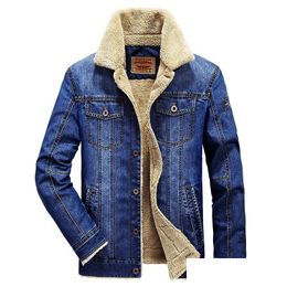 Vestes pour hommes vêtements pour hommes 2022 veste en jean coton décontracté grand P 66009A livraison directe vêtements vêtements manteaux d'extérieur Dhayu