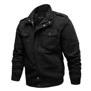 Chaquetas para hombre estilo militar chaquetas del ejército ropa de marca masculina hombres Bomber Jeans chaquetas de talla grande M-6XL ropa de calle de algodón