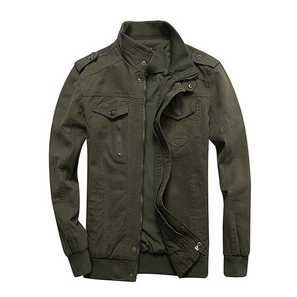 Vestes pour hommes Militaire MA-1 Style Armée Mâle Marque Vêtements Bomber Jeans Plus Taille M-6XL Streetwear Coton 211126