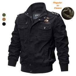 Heren Jassen Militaire Lente Herfst Katoen Mannelijke Casual Luchtmacht Vlucht hombre Plus Size M6XL Bomber 230207