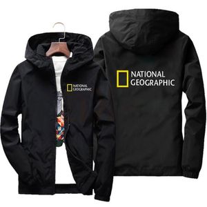 Herenjassen National Geographic Jas Heren Survey Expedition Scholar Top Jacket Herenmode Outdoorkleding Grappige windjack hoodie 220908