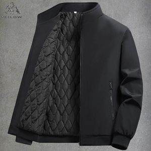 Herenjassen Plus Size 6xl 7xl 8xl Dikker Warm Varsity Jacket Jas Windjack Streetwear Winter Fleece voor Parka's Overjassen 230130