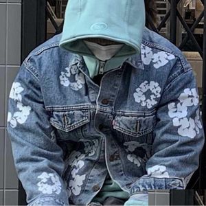 Vestes pour hommes Vestes autonomes Wookvide Même fleur denim veste Drop Livraison vêtements Vêtements d'extérieur Coats OTMP6