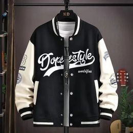 Chaquetas para hombre Abrigo de primavera y otoño Chaqueta Traje de béisbol Tendencia Guapo Primera escuela secundaria superior Plus Terciopelo 231113