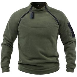 Hommes Vestes US Tactique En Plein Air Polaire Veste De Chasse Vêtements Chaud Fermetures À Glissière Pull Hommes Coupe-Vent Manteau Thermique Randonnée Sous-Vêtements 221206