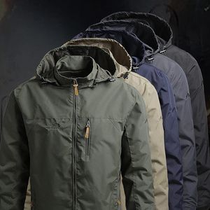 Vestes pour hommes hiver pour hommes coupe-vent manteaux décontractés armée tactique militaire mâle Parkas imperméables vêtements Streetwear 5XL 231023