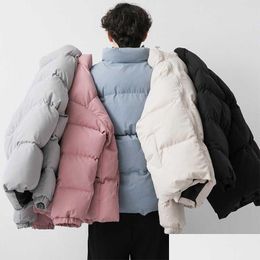 Vestes pour hommes parkas de support décontracté cols épaississent la veste chaude manteau lâche Jacke man fomme new streetwear m-5xl drop livratin apparier otsxg