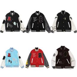 Vestes pour hommes Y2k American Vintage Baseball Letterman Jacket Femmes Brodé Imprimé High Street Manteau Disponible dans une variété de styles K7H0