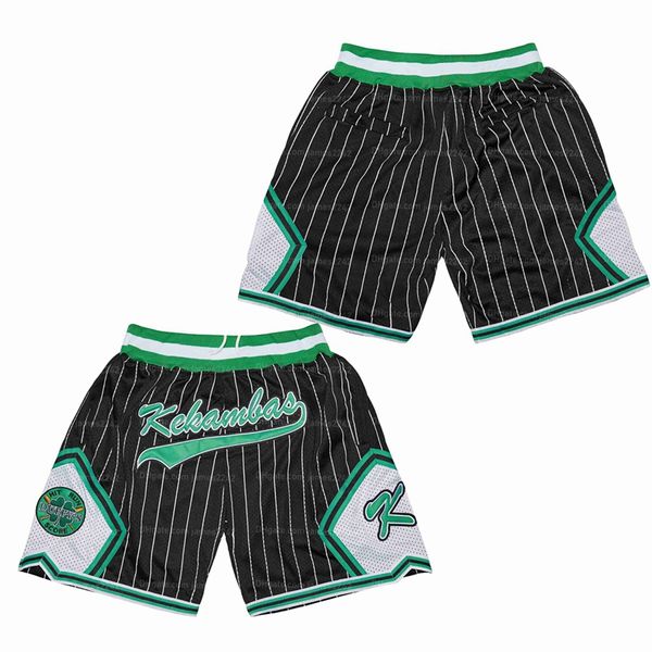 Pantalones cortos de baloncesto para hombre Jarius G-Baby Evans Kekambas Hardball Movie Pants incluye parche Duffys cosido