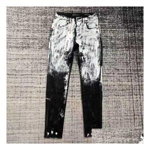 Jeans pour hommes 2023 Purple-Branx Hommes Designer Antiaging Slim Fit Casual Pu2023900 Taille 30-32-34-36 Drop Delivery Vêtements Vêtements Dhmya