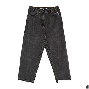 Jeans pour hommes Big Boy Designer Skater Wide Leg Loose Denim Pantalons décontractésdhfw Mode préférée Arrivées précipitées Drop Delivery Apparel Clot Otiym
