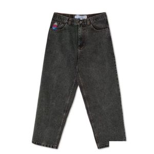 Jeans pour hommes Big Boy Designer Skater large jambe en vrac lâche pantalons décontractés de la mode préférée de nouveaux arrivants