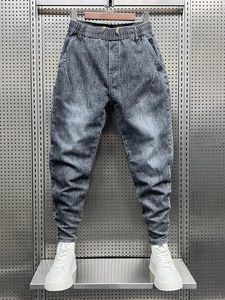 Hommes Jeans Casual Dégradé Gris Hommes Mode Lâche Hip Hop Sarouel En Plein Air Joggers Pantalon Designer Streetwear 231116