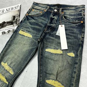 Heren Jeanskleding Herenmode Street chic Borduren Laagbouw Baggy Denim Broek Heren Rechte Hip Hop Jean Broek CHD2308294