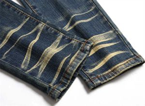Designer de jeans pour hommes 2022 Pantalon de coton imprimé de rue Summer Street Youth mode serré