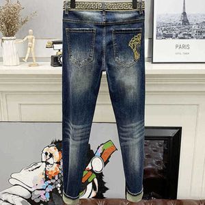 Jeans pour hommes jeans concepteur baggy pour hommes pantalon pantalon décontracté pantalon de survêtement homme brodé bnrh tw92