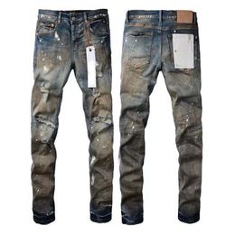 Heren jeans ontwerper chao merk lichtblauwe jeans heren veer slanke kleine recht borduurwerk casual broek voeten micro elastische jeans hiphop ritssluiting gat