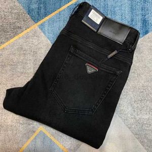 Herenjeans Designer denimbroek paarse jeans High-end herenjeans Herfst- en winterbroek Casual denim Los recht