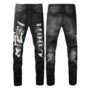 Jeans pour hommes en jeans de créateurs pour hommes jeans randonnée pantalon hombon