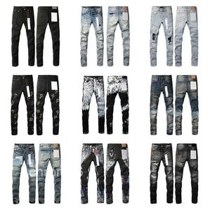 Jeans pour hommes Designer Pantalon long empilé Ksubi Ripped High Street Marque Patch Hole Denim Droite Mode Streetwear Silm 927E 927E DW8D