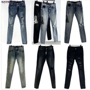 Designers de jeans pour hommes Jean hombre pantalon masculin broderie marque skinny pour vintage l2i4