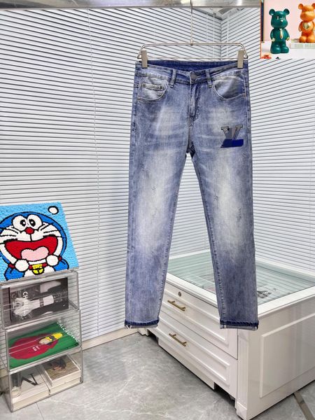 Pantalones de jeans pantalones verdaderos ropa de estilo recto de estilo recto