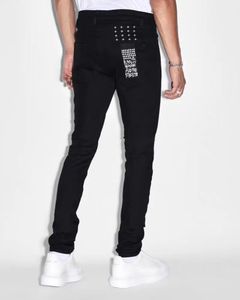 Jeans pour hommes ksubi jeans de mode baggy authentique marque violette élastique décontractée longue été nouveau stylek86d uomo yhc3