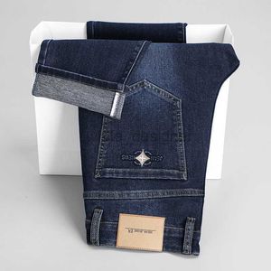 Jeans pour hommes concepteur de luxe jeans extensible de haute qualité pour hommes / été pour hommes, ajustement droit des jambes droites, pantalon long surdimension