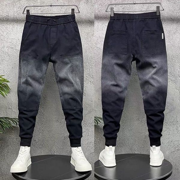 Mens Jeans Hommes Jean pantalon Baggy Leggings mode Streetwear noir Denim vêtements Cargo Cowboy Style coréen Original pantalon d'épissure global 230629