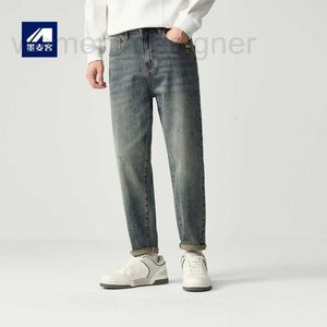 Heren Jeans Heren Jeans Designer Luxe Mo Maike Wash Tapered Broek Voor 2023 Herfst Nieuwe Kleine Rechte Pijpen 97185 XUZK