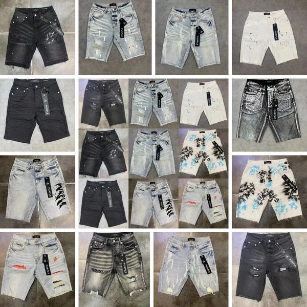 jean pourpre shorts pour hommes concepteurs jeans slim skinny pantalon crayon minceur de pantalon occasionnel émacié hommes européens pochez pochette classique pantalon gris bootcut